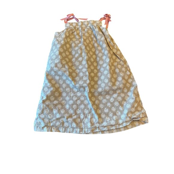 Hanna Andersson Girls Sleeveless Cotton Dress Modern Floral Size 8 - Picture 5 of 5